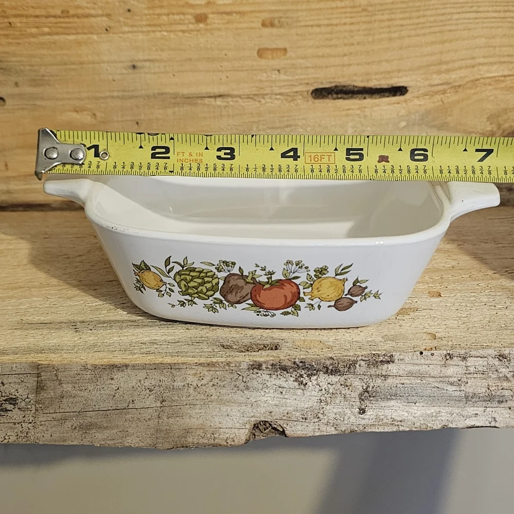 Vintage Corningware Spice Of Life Mini Cassarole Dish For Range And Microwave
